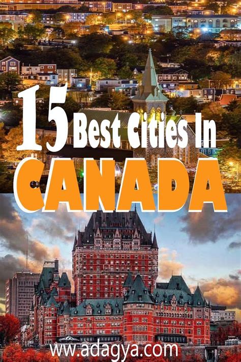Our Readers' Favorite Cities in Canada in 2021 .